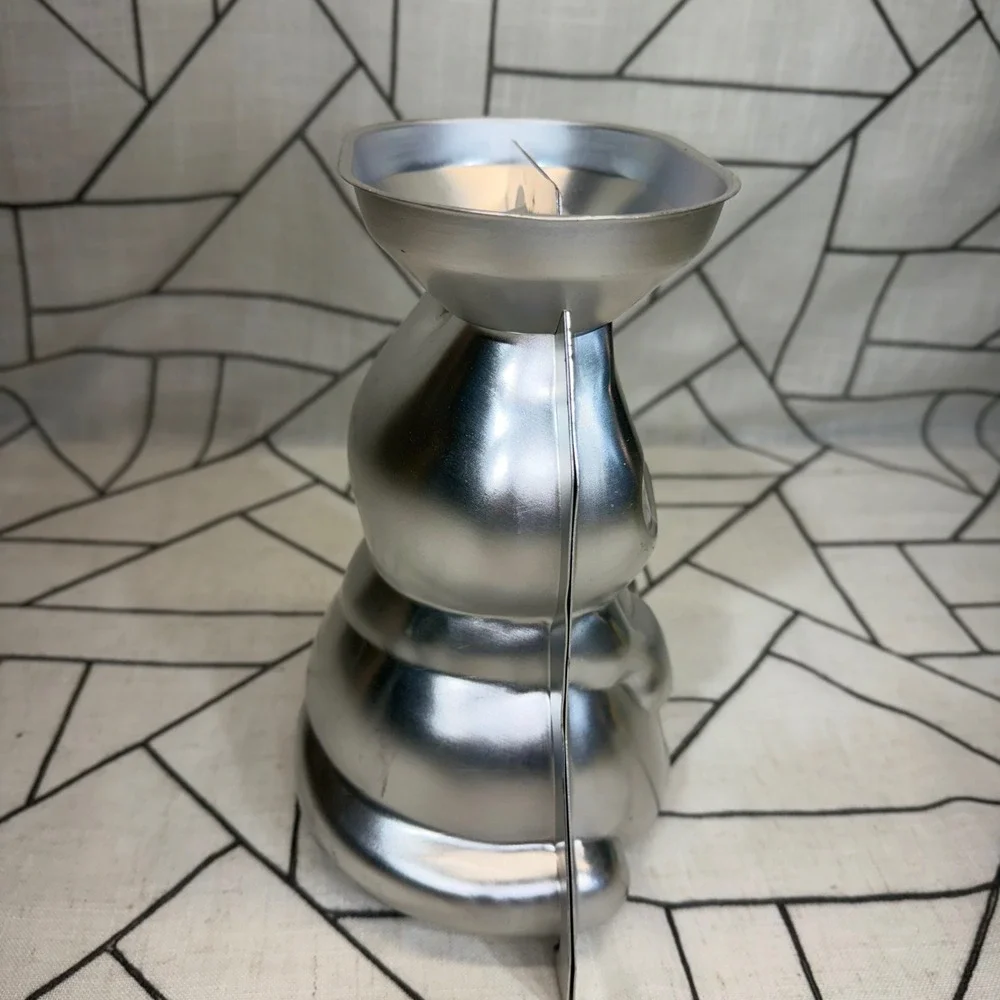 Wilton Garfield 3D Cake Pan 9.5in Silver Vintage 1981 Aluminum 2105-3147
